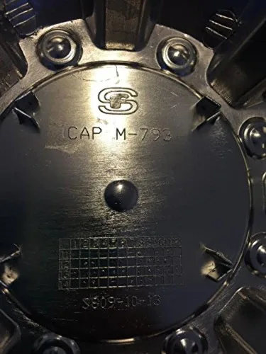 Vista 3 de M793CHROME Moto Metal MO962 Tapa central cromada de repuesto para rueda