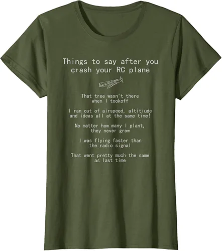 Vista 71 de Cosas que decir cuando te estrellas con tu camiseta RC Plane hobby