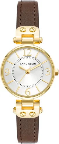 Vista 21 de Anne Klein Reloj con correa de cuero para mujer