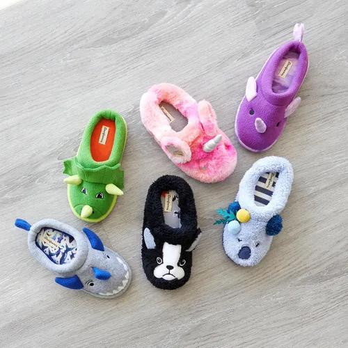 Vista 4 de Dearfoams Pantuflas unisex para niños