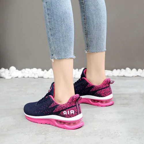 Vista 7 de GANNOU Air Athletic - Tenis para mujer de moda, para el gimnasio, deportes, correr, trotar, tenis y acondicionamiento físico, tallas 5.5 a 11 de EE.