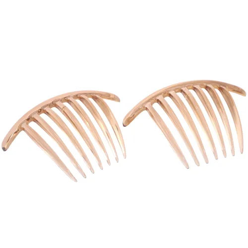 Vista 11 de Parcelona French Twist - Juego de 2 peines de celuloide de 4 pulgadas (4.0 in), flexibles, duraderos, antideslizantes, accesorios para el cabello