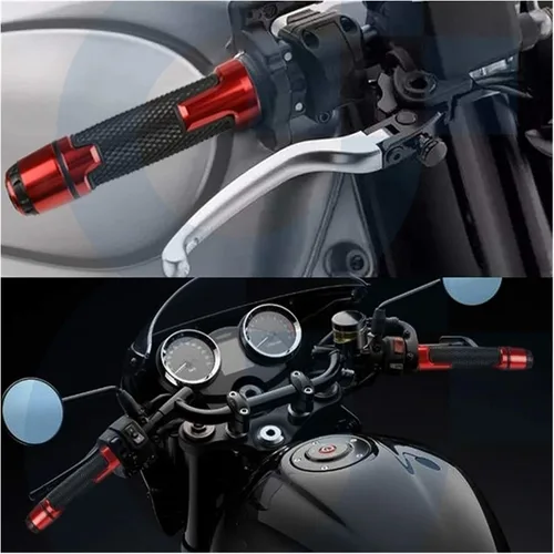 Vista 6 de Para Yamaha FZ-07 2014 2015 2016 2017 2018 Fz07 Accesorios de motocicleta Manija de freno CNC ajustable palanca de embrague de freno Barra de mano 10