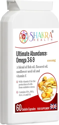 Vista 5 de Ultimate Abundance: Omega 3-6-9 El suplemento completo de aceite de pescado - Espiritualidad, ciencia y suplementos por Shakra Health