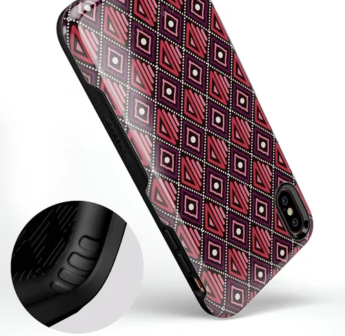 Vista 5 de Casely Funda para iPhone Xs Max Funda con estampado de festival (solo buenas vibraciones)