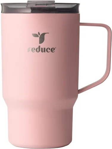 Vista 9 de REDUCE Hot1 - Taza aislante de acero inoxidable Hot1 de 18 onzas con tapa de ajuste de temperatura - Vacío de doble pared, compatible con portavasos