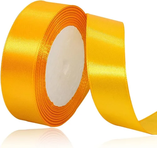 Vista 68 de Cinta de Satén Beige de Color Sólido, 1-1/2 Pulgadas x 25 Yardas, Cinta de Satén de Tela para Envolver Regalos, Manualidades, Hacer Lazos