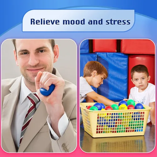 Vista 7 de Kasyat 20 bolas motivacionales para el estrés, bolas coloridas para aliviar el estrés con citas inspiradoras, pequeñas y divertidas, regalos
