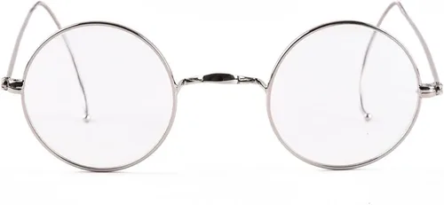 Vista 2 de Agstum Marco de gafas de borde de alambre raro óptico redondo pequeño retro