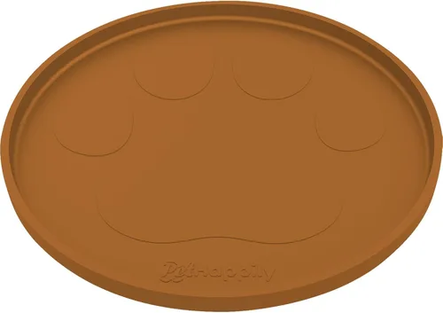 Vista 35 de Tapete grande de silicona para cuencos de comida y agua, bordes elevados para evitar derrames, impermeable, protege el suelo, fácil de limpiar