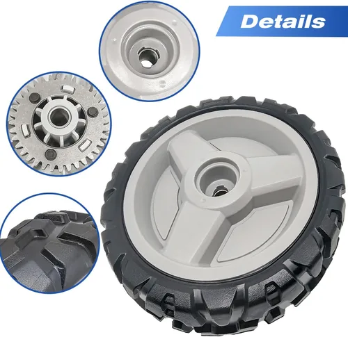 Vista 3 de 2 ruedas de accionamiento para cortacésped Husqvarna 580365301 593198101 compatibles con cortacésped L321AH, LC221A HU675AWD, HU700AWD, HU725AWD