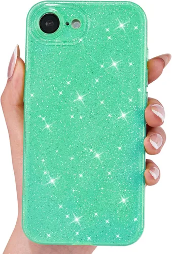 Vista 102 de Svanove Funda para iPhone 11 con Purpurina, Brillante Femenina Linda con Brillo Resplandeciente Reluciente Luminosa Funda de Teléfono para Mujeres
