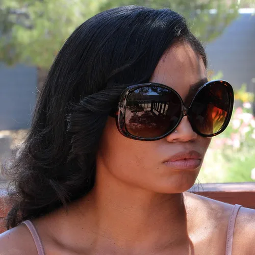 Vista 2 de Elite - Gafas de sol de gran tamaño estilo vintage "Jackie O" estilo retro para mujer, Tortoise, Tortoise