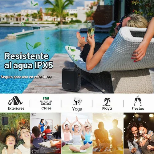 Vista 4 de Amplificador de voz inalámbrico Altavoz Bluetooth impermeable con micrófono