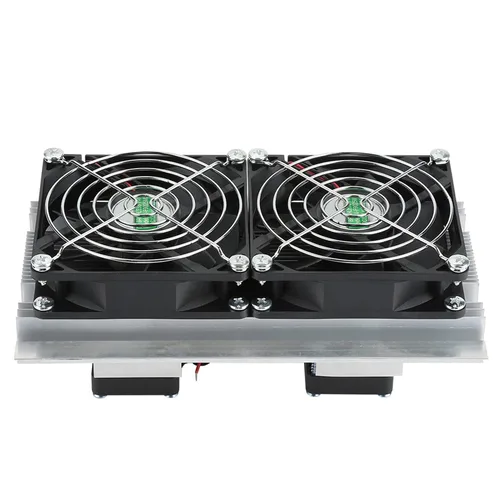Vista 5 de Enfriador termoeléctrico, enfriador de semiconductores, dispositivo de refrigeración de semiconductores Enfriador termoeléctrico 12A 12V DIY Mini