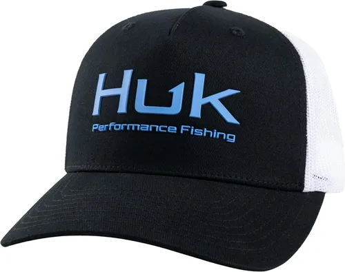 Vista 90 de HUK - Gorra de camionero de malla para hombre con cierre a presión Gorra de pesca antirreflectante