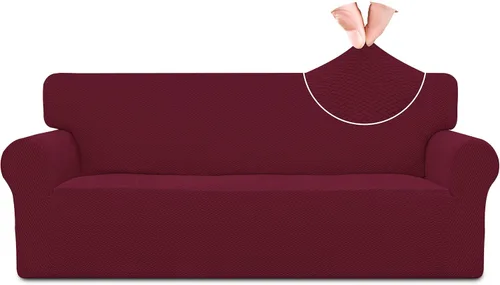 Vista 16 de Easy-Going Funda de sofá reclinable de jacquard elástico, suave de 4 piezas, con lazo elástico, protector de muebles lavable para niños, mascotas