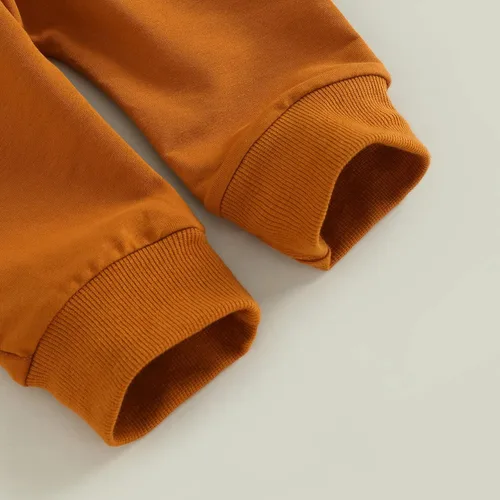 Vista 56 de Ropa de bebé niño 3 6 9 12 18 24M 3T Conjunto de pantalones con capucha patchwork sudadera con capucha pantalones de rayas traje de otoño invierno