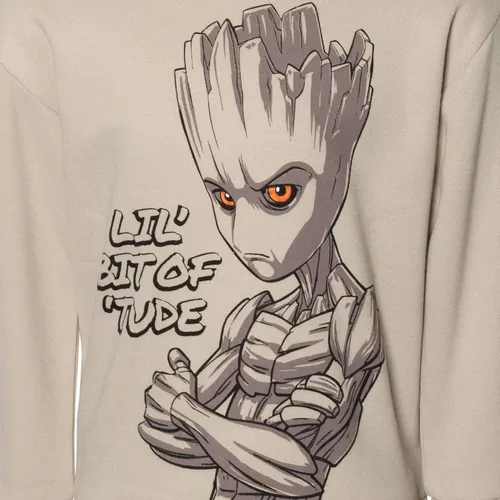 Vista 2 de Marvel Guardians of the Galaxy Groot - Sudadera con capucha de forro polar para niños pequeños a niños grandes