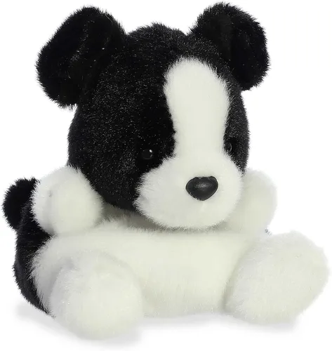 Vista 2 de Aurora Palm Pals Brody Collie Adorable peluche de 4.5 pulgadas