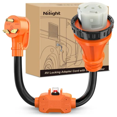 Vista 24 de Nilight Cable adaptador de secadora de 30 amperios a 30 amperios calibre 10 10-30P a 14-30R con cable de tierra