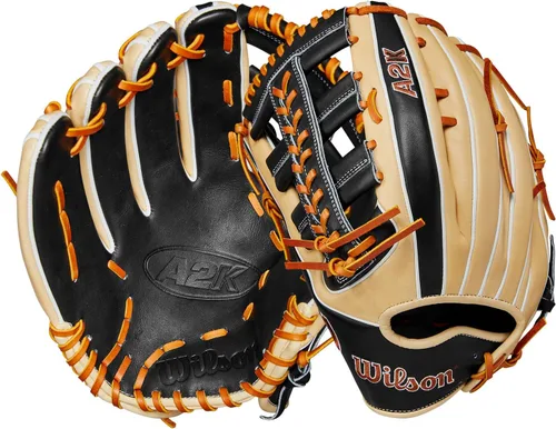 Vista 8 de Wilson 2024 A2K SuperSkin Spin Control 12.75 pulgadas 8010 Guante de béisbol