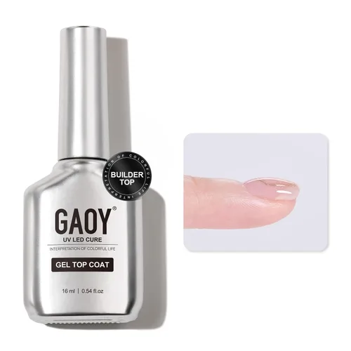 Vista 10 de GAOY 16ml 4 Piezas Juego de Capa Superior de Gel Brillante y Capa Base, Sin Limpieza, Combinación para Esmalte de Uñas con Curación UV