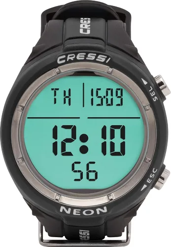 Vista 2 de Cressi Neon Scuba Diving Watch Computer - 4 Programs - Air/Nitrox, Freediving, Gage - Made in Italy, Quality Since 1946