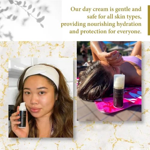 Vista 7 de Calithea Crema hidratante facial para una piel sana, brillante y equilibrada con aloe vera, tuna y aceite de oliva