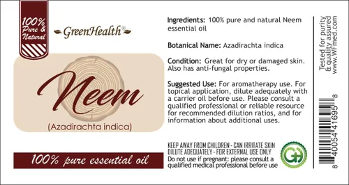 Vista 4 de GreenHealth Aceite de neem 100% puro 1oz (1.0 fl oz) con Euro Dropper