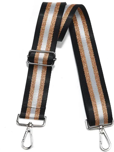Vista 30 de LVYOUME Correa para bolso, accesorios plateados, correas anchas para bolsa, correa de hombro ajustable para bolsos