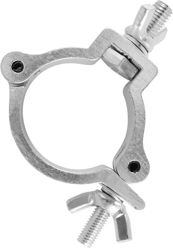 Vista 4 de PINGEUI Paquete de 12 abrazaderas de luz de escenario, abrazadera de iluminación de escenario de aleación de aluminio de 2 pulgadas, abrazadera O