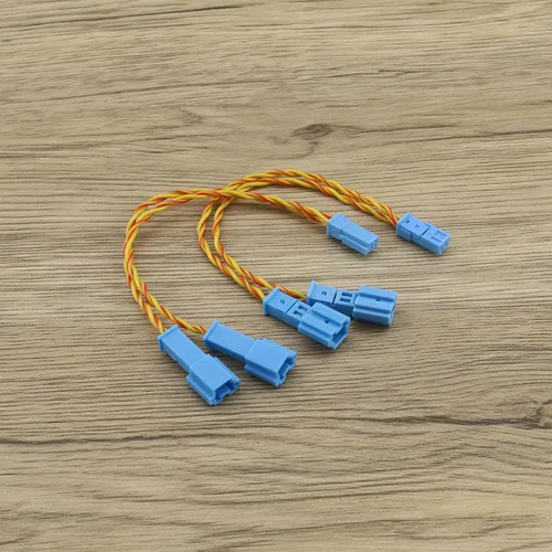 Vista 7 de 2 piezas de arnés de cableado de altavoces compatibles con BMW X1/X3/X5 F10/F18/F30/F20/E60/E90/E70