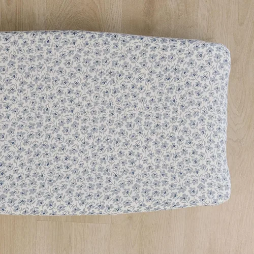 Vista 8 de Mebie Baby Funda para cambiador, flor de otoño, 100% muselina de algodón para cambiador, funda para bebé niño y niña, fundas de decoración