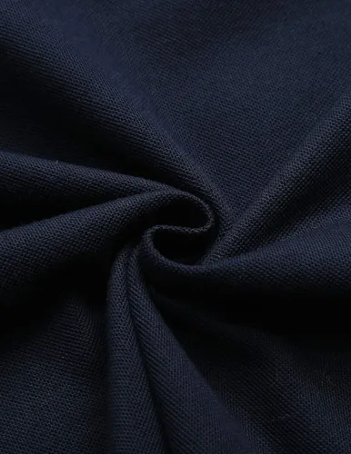 Vista 7 de LIUPMWE Polo para hombre de manga corta con cuello de retazos a cuadros con bolsillo