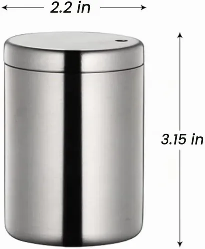 Vista 7 de AYCCNH Dispensador de soporte para palillos de dientes de acero inoxidable, contenedor de púas de dientes grueso de alta capacidad para cocina