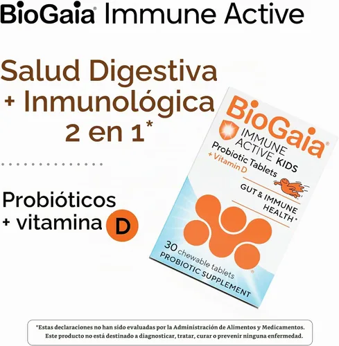 Vista 3 de BioGaia Probiótico inmune activo para niños + vitamina D Inmune