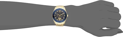 Vista 2 de GUESS U0565L4 Reloj multifunción dorado con esfera lunar azul icónica