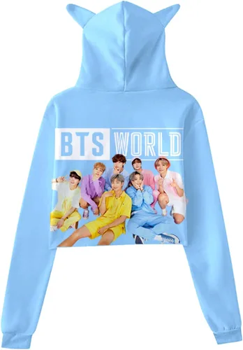 Vista 2 de TluClth Sudaderas con capucha para mujer, sudaderas con capucha Hallyu