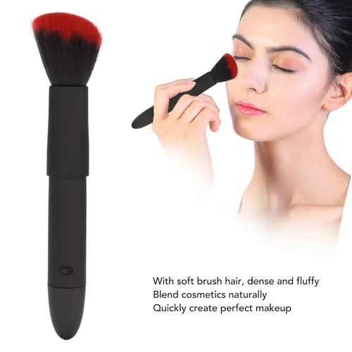 Vista 4 de TARSHYRY Cepillo de maquillaje eléctrico, multifuncional de 10 engranajes, cepillo de masaje eléctrico para rubor, cepillo de maquillaje USB