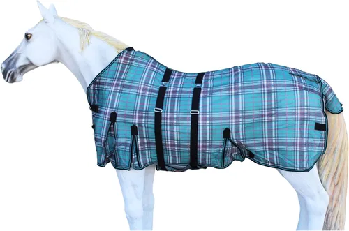 Vista 13 de CHALLENGER 60" Caballo Malla Ligero Transpirable Verano Primavera Hoja Bellyband 73437