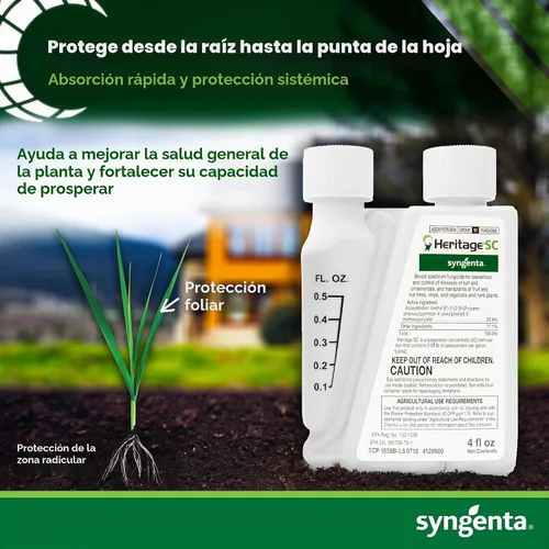 Vista 3 de Syngenta - Fungicida Heritage SC 4oz