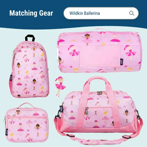 Vista 7 de Wildkin Kids - Botella de agua de acero inoxidable de 14 onzas para niños – Sin BPA, a prueba de fugas, aislada, fácil de limpiar - Ballerina