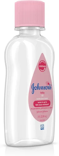 Vista 3 de Johnson's Baby Aceite para bebé, aceite mineral puro para prevenir la pérdida de humedad para recién nacidos, niños y adultos, aceite de masaje