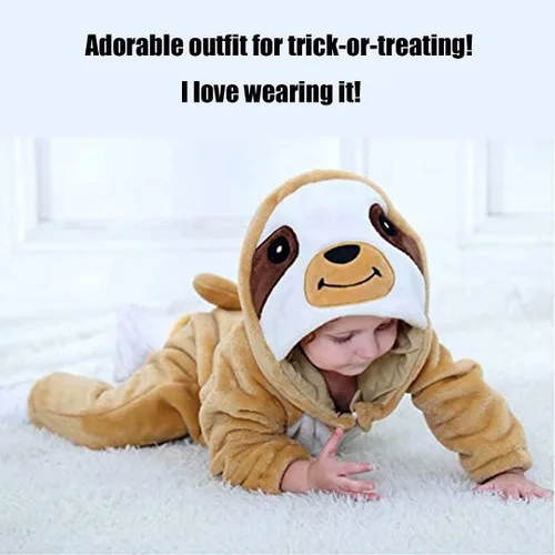Vista 4 de Disfraces de animales para bebé, disfraz de Halloween para niños pequeños