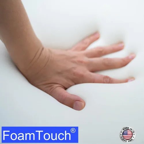 Vista 7 de FoamTouch Cojín de espuma para tapicería de alta densidad, 3 pulgadas de alto x 30 pulgadas de ancho x 72 pulgadas de largo, fabricado en Estados