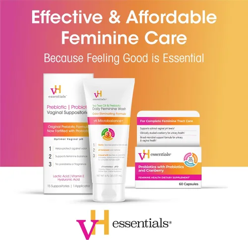 Vista 6 de vH essentials Gomitas probióticas con prebióticos y arándano, extracto concentrado para la salud del tracto urinario, apoya el equilibrio