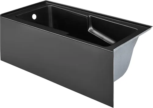 Vista 3 de Swiss Madison Well Made Forever SM-AB541MB Voltaire - Bañera de alcoba con faldón, 60 x 30 pulgadas, negro mate