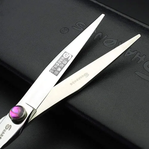 Vista 5 de Tijeras profesionales de peluquería de 7, 7.5, 8, 9 pulgadas, para peluquería, peluquería, peluquería, corte de pelo, tijeras de dragón (grande).