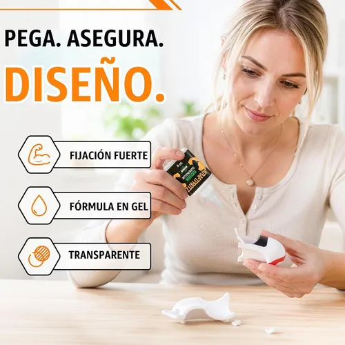 Vista 3 de Gel de plástico Super Glue 1.75 oz - Acrílico PVC ABS Crafts Adhesivo